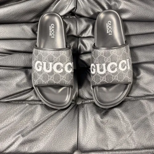 Replica Gucci Slippers For Men #1443222 $56.00 USD for Wholesale