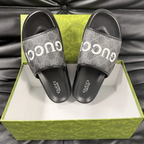 Replica Gucci Slippers For Men #1443222 $56.00 USD for Wholesale