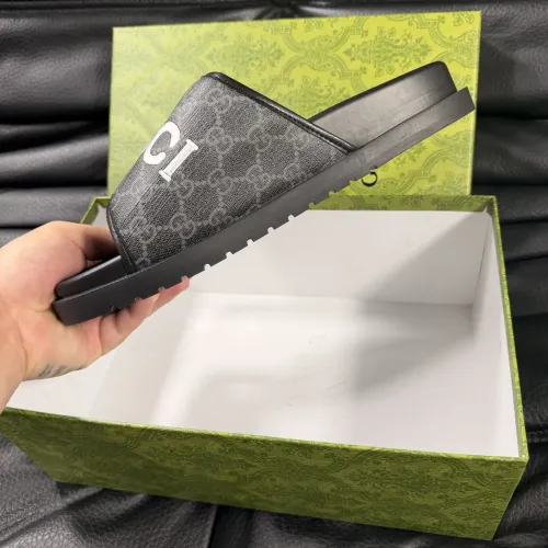 Replica Gucci Slippers For Men #1443222 $56.00 USD for Wholesale