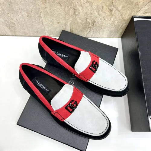 Replica Dolce & Gabbana D&G Leather Shoes For Men #1443247 $172.00 USD for Wholesale