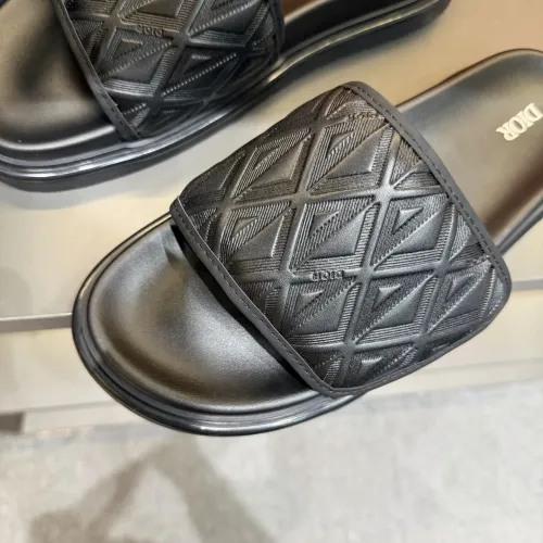 Replica Christian Dior Slippers For Men #1443380 $52.00 USD for Wholesale