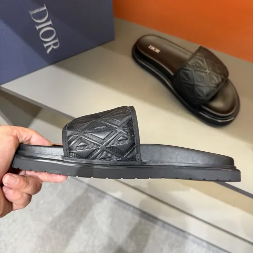 Replica Christian Dior Slippers For Men #1443380 $52.00 USD for Wholesale