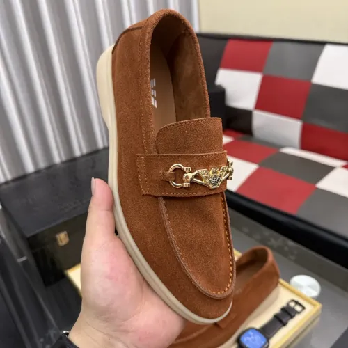Replica Armani Leather Shoes For Men #1443447 $82.00 USD for Wholesale
