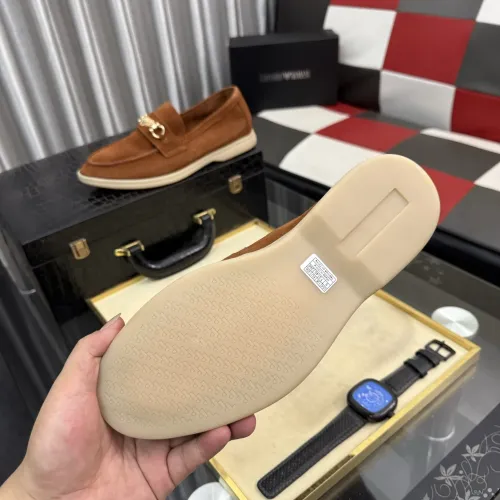 Replica Armani Leather Shoes For Men #1443447 $82.00 USD for Wholesale