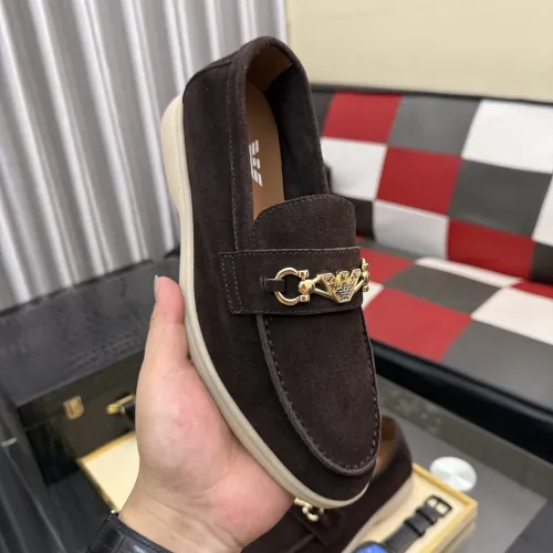 Replica Armani Leather Shoes For Men #1443448 $82.00 USD for Wholesale