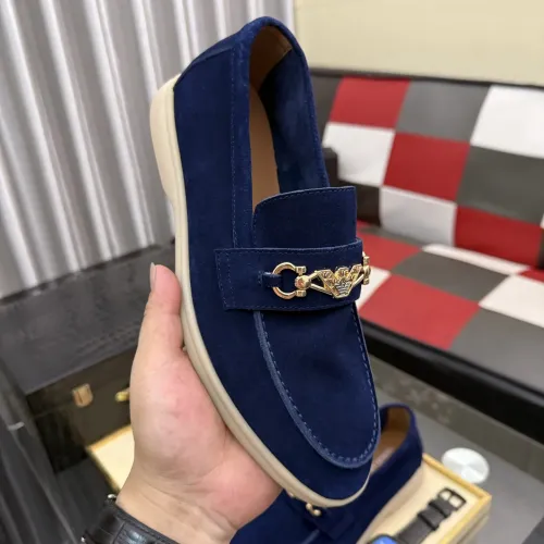 Replica Armani Leather Shoes For Men #1443449 $82.00 USD for Wholesale