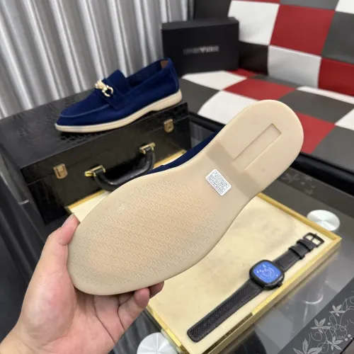 Replica Armani Leather Shoes For Men #1443449 $82.00 USD for Wholesale