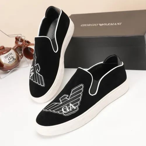 Replica Armani Casual Shoes For Men #1443516 $76.00 USD for Wholesale