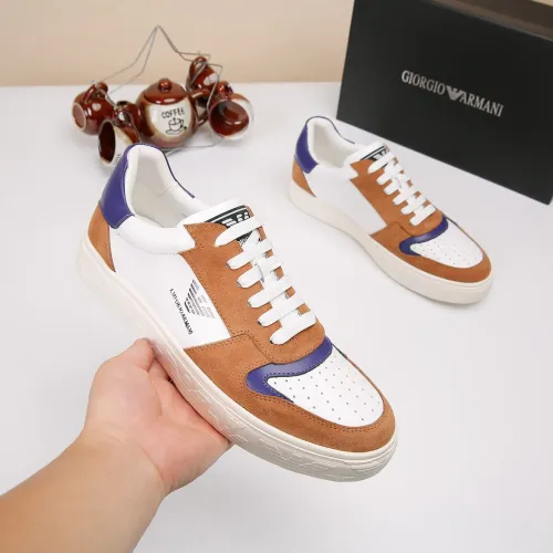 Replica Armani Casual Shoes For Men #1443519 $80.00 USD for Wholesale