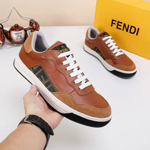 Replica Fendi Casual Shoes For Men #1443525 $76.00 USD for Wholesale