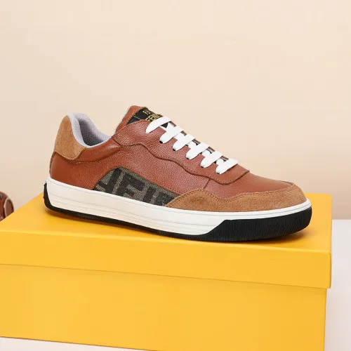 Replica Fendi Casual Shoes For Men #1443525 $76.00 USD for Wholesale