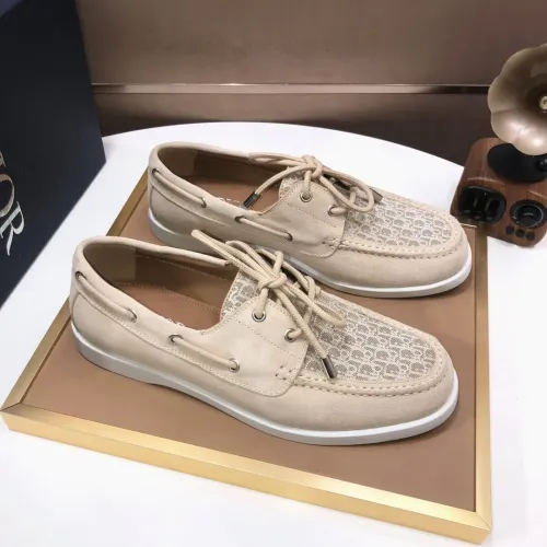 Replica Christian Dior Leather Shoes For Men #1443552 $102.00 USD for Wholesale