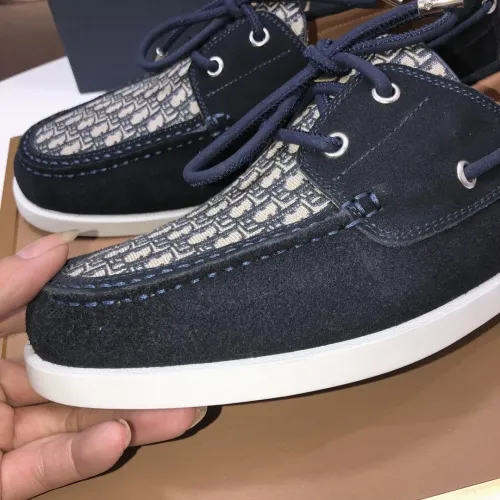 Replica Christian Dior Leather Shoes For Men #1443554 $102.00 USD for Wholesale