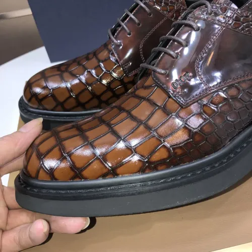 Replica Christian Dior Leather Shoes For Men #1443556 $135.00 USD for Wholesale
