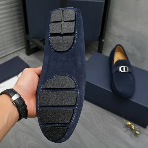 Replica Christian Dior Leather Shoes For Men #1443593 $80.00 USD for Wholesale