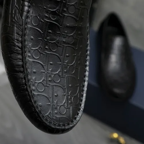 Replica Christian Dior Leather Shoes For Men #1443596 $80.00 USD for Wholesale