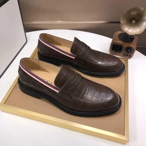 Replica Gucci Oxfords Shoes For Men #1443611 $98.00 USD for Wholesale