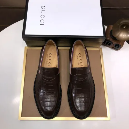 Replica Gucci Oxfords Shoes For Men #1443611 $98.00 USD for Wholesale