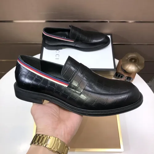 Replica Gucci Oxfords Shoes For Men #1443612 $98.00 USD for Wholesale