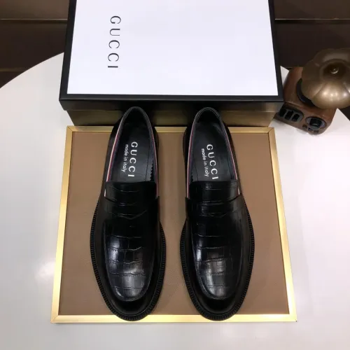 Replica Gucci Oxfords Shoes For Men #1443612 $98.00 USD for Wholesale