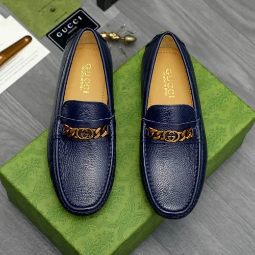 Replica Gucci Oxfords Shoes For Men #1443613 $80.00 USD for Wholesale