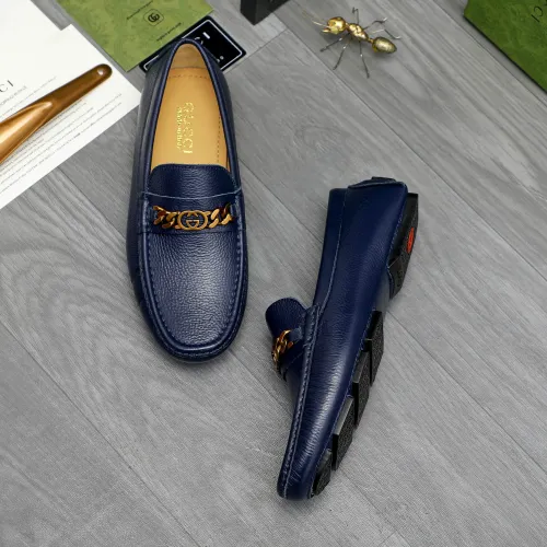 Replica Gucci Oxfords Shoes For Men #1443613 $80.00 USD for Wholesale