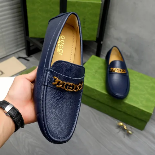 Replica Gucci Oxfords Shoes For Men #1443613 $80.00 USD for Wholesale