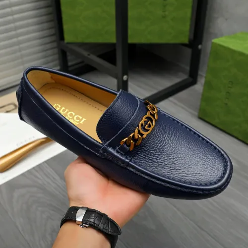 Replica Gucci Oxfords Shoes For Men #1443613 $80.00 USD for Wholesale