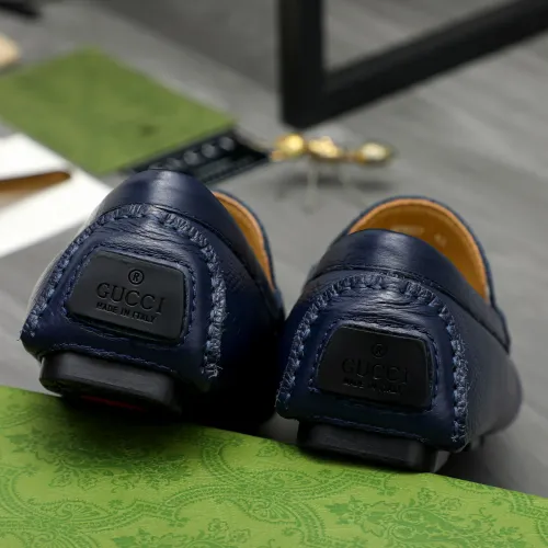 Replica Gucci Oxfords Shoes For Men #1443613 $80.00 USD for Wholesale
