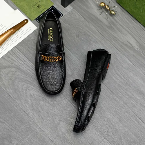 Replica Gucci Oxfords Shoes For Men #1443614 $80.00 USD for Wholesale