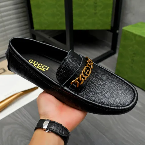 Replica Gucci Oxfords Shoes For Men #1443614 $80.00 USD for Wholesale