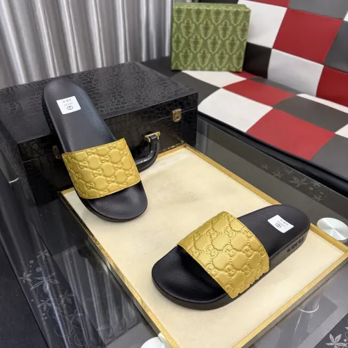 Replica Gucci Slippers For Men #1443656 $42.00 USD for Wholesale