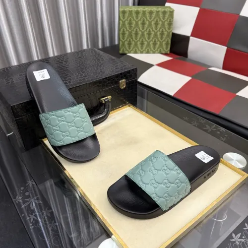 Replica Gucci Slippers For Men #1443660 $42.00 USD for Wholesale
