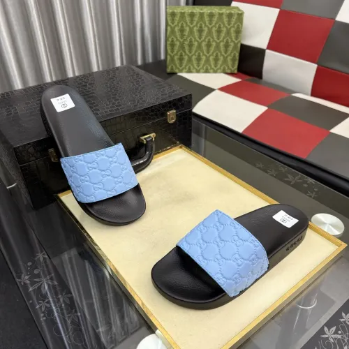 Replica Gucci Slippers For Men #1443661 $42.00 USD for Wholesale