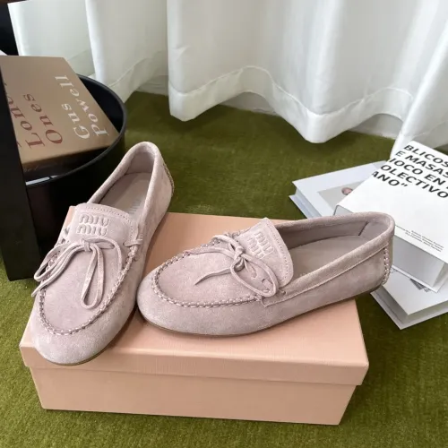 Cheap MIU MIU Flat Shoes For Women #1443727, $$100.00 USD On MIU MIU Flat Shoes