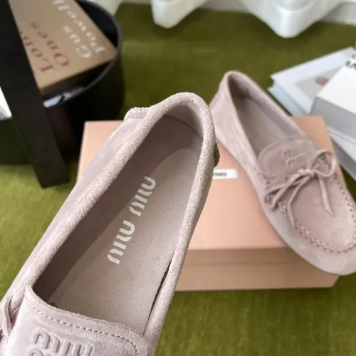 Replica MIU MIU Flat Shoes For Women #1443727 $100.00 USD for Wholesale