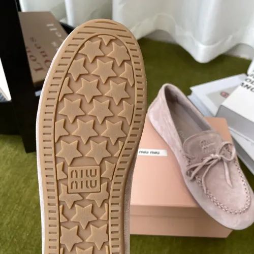Replica MIU MIU Flat Shoes For Women #1443727 $100.00 USD for Wholesale