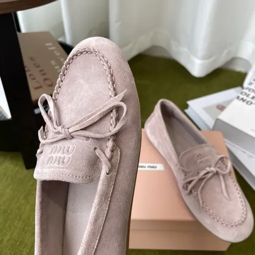 Replica MIU MIU Flat Shoes For Women #1443727 $100.00 USD for Wholesale