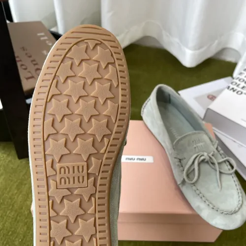 Replica MIU MIU Flat Shoes For Women #1443728 $100.00 USD for Wholesale