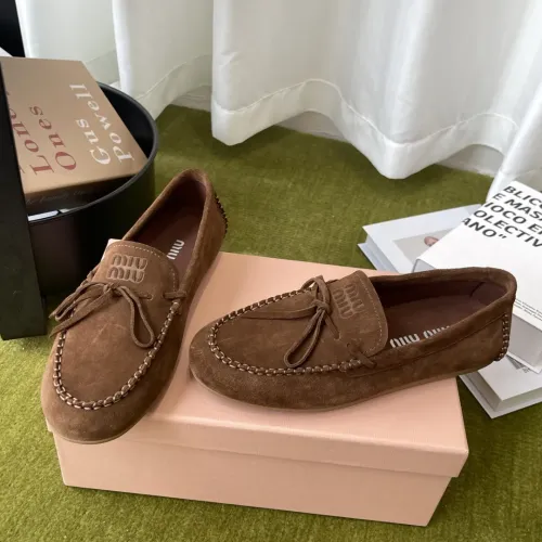 Cheap MIU MIU Flat Shoes For Women #1443729, $$100.00 USD On MIU MIU Flat Shoes
