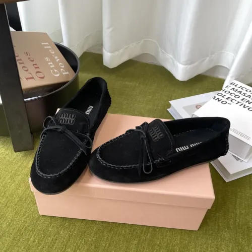 Cheap MIU MIU Flat Shoes For Women #1443731, $$100.00 USD On MIU MIU Flat Shoes