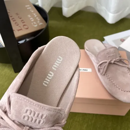 Replica MIU MIU Slippers For Women #1443733 $100.00 USD for Wholesale