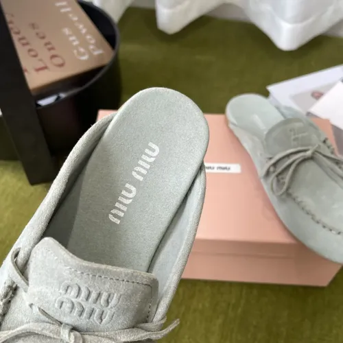 Replica MIU MIU Slippers For Women #1443734 $100.00 USD for Wholesale