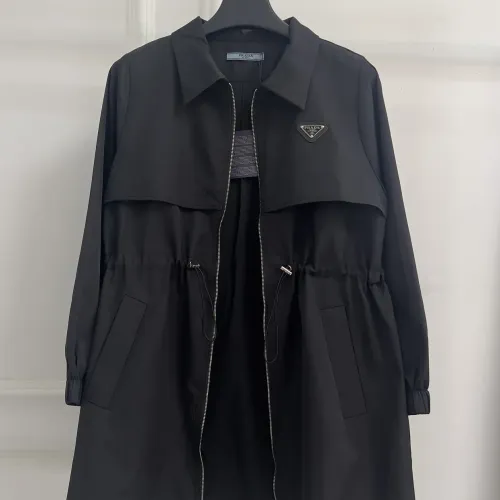 Replica Prada Jackets Long Sleeved For Women #1443737 $105.00 USD for Wholesale