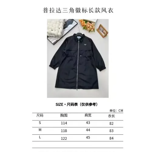 Replica Prada Jackets Long Sleeved For Women #1443737 $105.00 USD for Wholesale