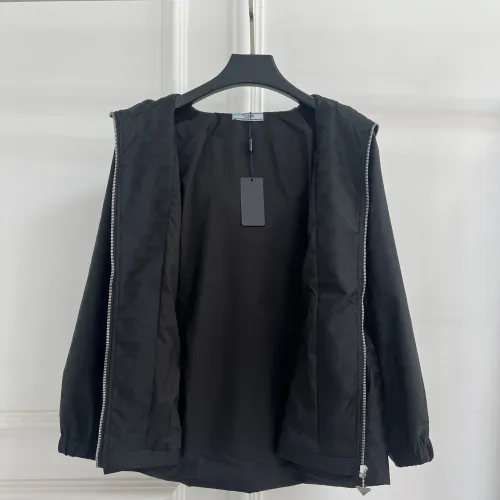 Replica Prada Jackets Long Sleeved For Women #1443738 $105.00 USD for Wholesale