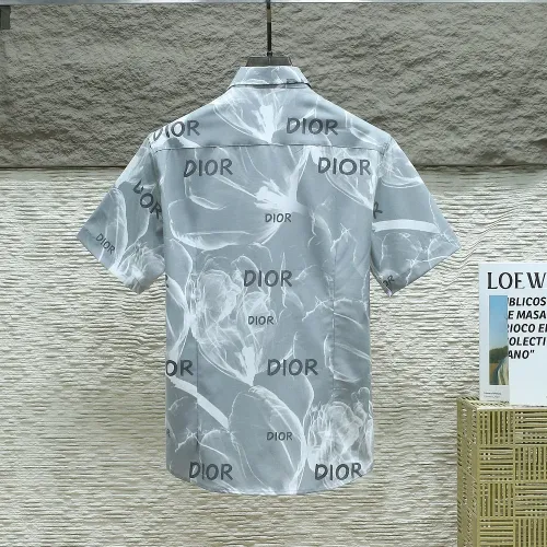 Replica Christian Dior Shirts Short Sleeved For Men #1443743 $38.00 USD for Wholesale