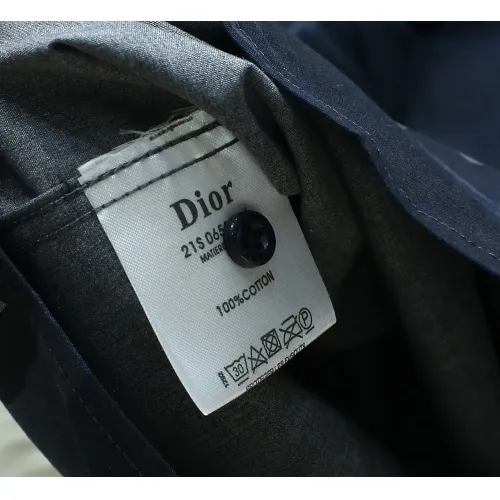 Replica Christian Dior Shirts Short Sleeved For Men #1443744 $38.00 USD for Wholesale
