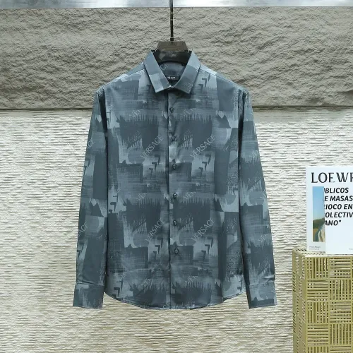 Cheap Versace Shirts Long Sleeved For Men #1443747, $$40.00 USD On Versace Shirts
