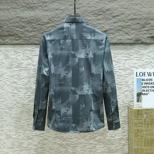 Replica Versace Shirts Long Sleeved For Men #1443747 $40.00 USD for Wholesale